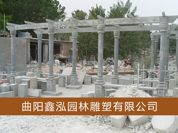 石雕涼亭 