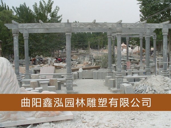 石雕涼亭 