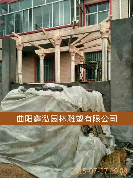 石雕涼亭 