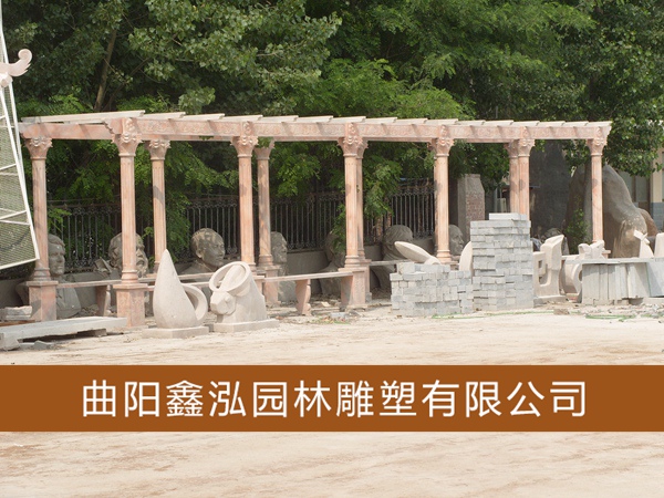 石雕涼亭 