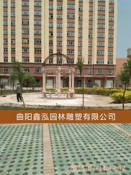 石雕涼亭 