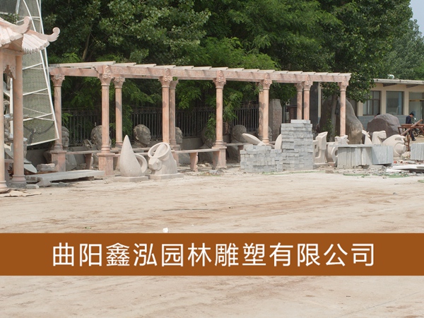 石雕涼亭 