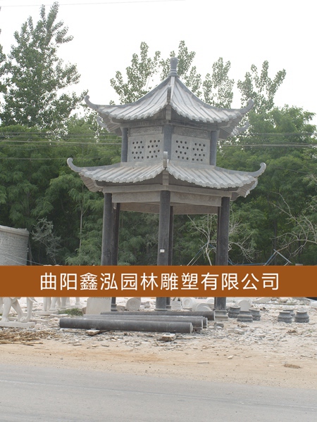 石雕涼亭 