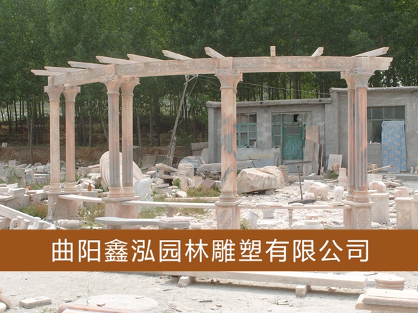 石雕涼亭 