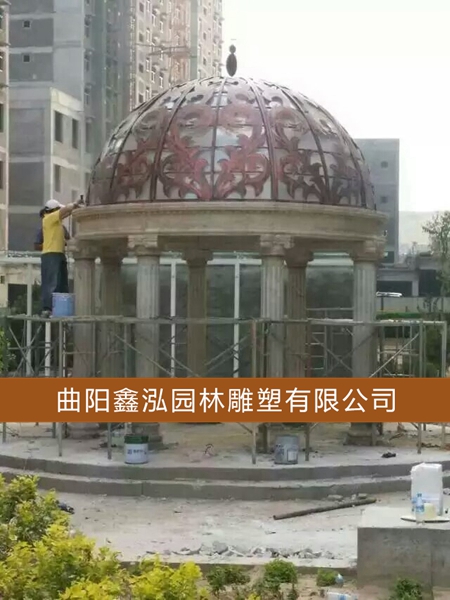 石雕涼亭 