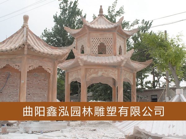 石雕涼亭 